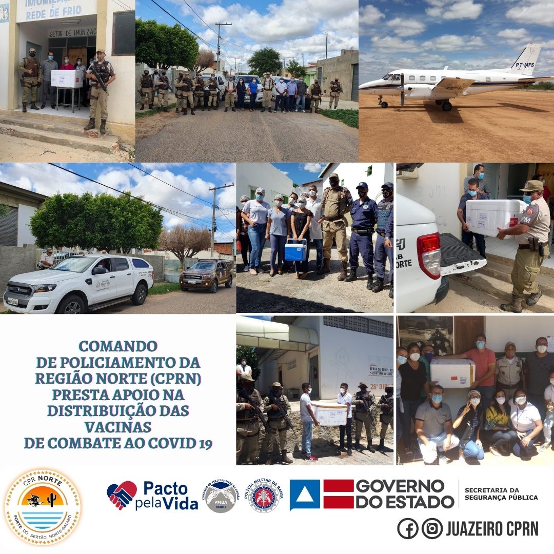 CPRN presta apoio a entrega de vacinas contra o COVID19