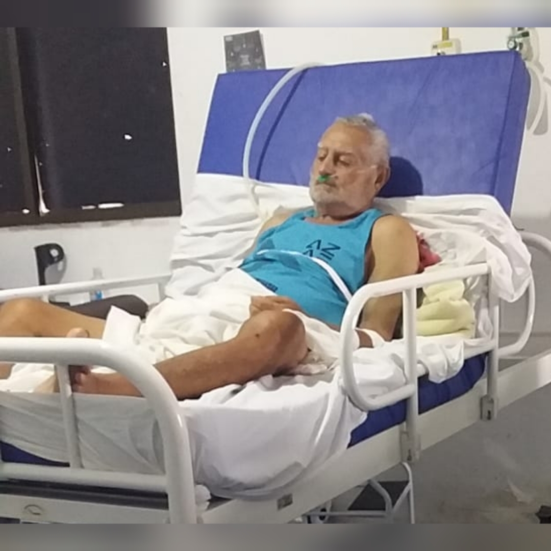 Hoje deu entrada no hospital