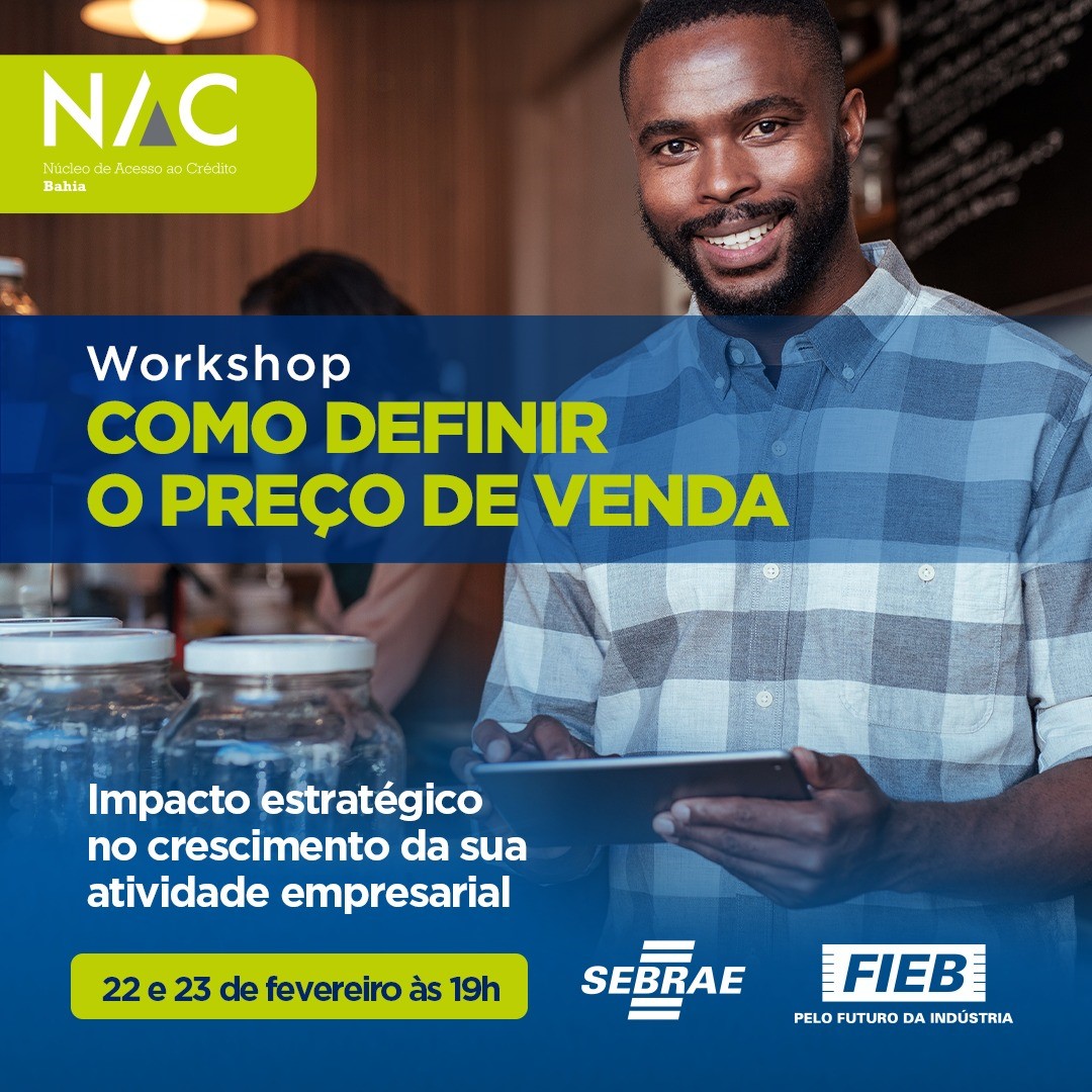 Card NAC-FIEB Sebrae Preço de Venda