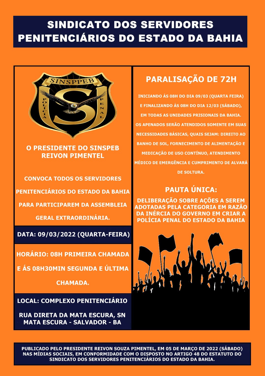 PARA PRESIDIO