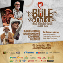 Encontro musical esquenta Bule Cultural em Juazeiro - BA, no próximo dia 2