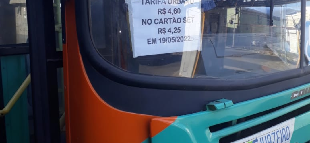 Após quase um mês, Joafra diz que não foi notificada pela justiça sobre revogação do aumento da tarifa de ônibus, em Juazeiro e continua cobrando o valor reajustado