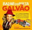 “Bazar do Poeta Galvão” vende relíquias autografadas pelo juazeirense, Luiz Galvão, para custear tratamento do artista