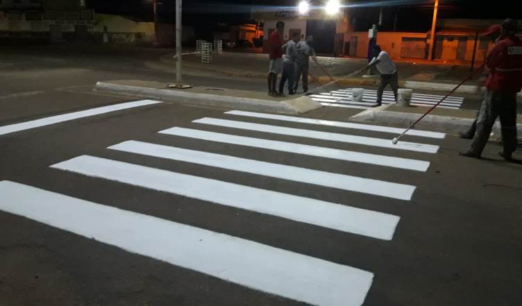 Prefeitura de Sento-Sé revitaliza sinalização horizontal e deixa vias mais seguras e ordenadas