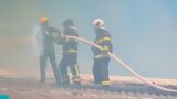 Um incêndio atingiu parte do Teatro Castro Alves; Bombeiros acessam telhado para debelar as chamas