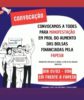 Estudantes realizam manifestação reivindicando aumento das bolsas financiadas pela Fapesb-Fundação de Amparo à Pesquisa da Bahia na próxima quarta-feira (1)