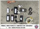 Aparelhos celulares foram apreendidos dentro do Conjunto Penal de Juazeiro durante intervenção da Rondesp Norte