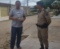 Após casa abandonada ser invadida, Polícia Militar realiza visita aos moradores do bairro Dom Tomaz, em Juazeiro