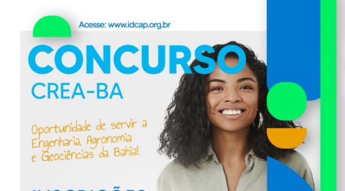 Crea-BA prorroga inscrições do concurso público para 1º de maio