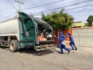 Morador relata que o serviço de coleta não vem recolhendo o lixo da UBS do bairro e pede providências