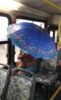 “Goteira dentro do ônibus”: Usuária reclama da precariedade de veículo da Joafra que faz a linha João Paulo II, em Juazeiro