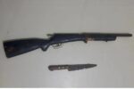 Homens flagrados com espingarda caseira e arma branca, na zona rural de Juazeiro, são encaminhados para a Delegacia da Polícia Civil