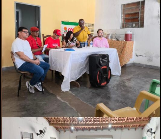 Assembleia realizada pelo Núcleo da APLB Sindicato em Sobradinho reúne trabalhadores em educação para troca de informações e esclarecimentos com assessoria jurídica