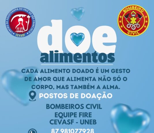 CEVASF realiza campanha de arrecadação de alimentos em Juazeiro; saiba como doar