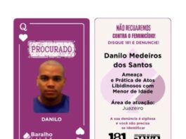 Procurado por ameaça e atos libidinosos contra adolescente, em Juazeiro, integra Baralho Lilás da SSP-BA