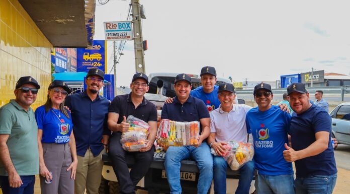 Parceria entre Prefeitura e iniciativa privada fortalece o Programa Juazeiro Sem Fome com doação de 100 cestas básicas