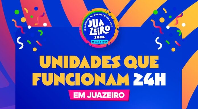 Sesau orienta população e visitantes sobre unidades de saúde com atendimento 24h durante o Carnaval em Juazeiro