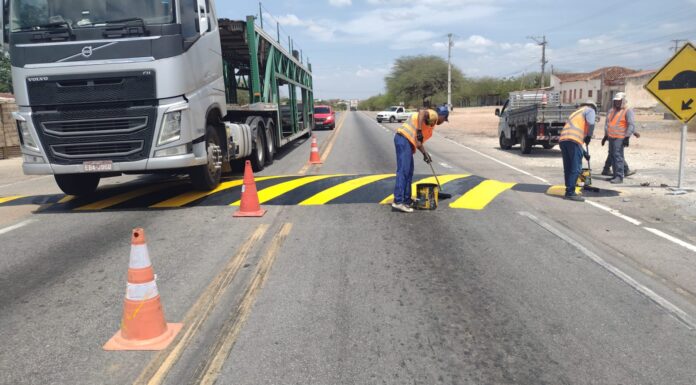 Maniçoba recebe revitalização da sinalização viária garantindo mais mobilidade e segurança para condutores e pedestres