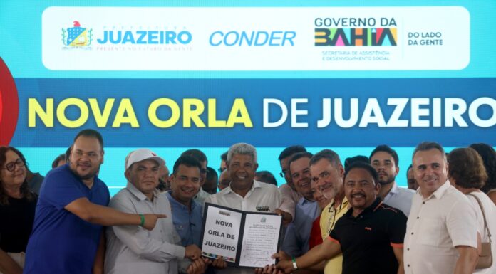 Em Juazeiro, governador entrega ambulância e autoriza obras na Orla pelo Novo PAC