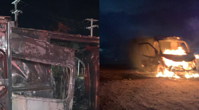 Ambulância do SAMU de Juazeiro pega fogo após atendimento domiciliar; ninguém ficou ferido