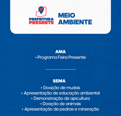 Prefeitura Presente: Secretaria de Meio Ambiente promove ações de educação ambiental e sustentabilidade