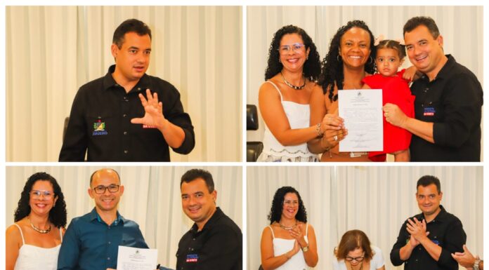 Prefeito Andrei Gonçalves fortalece educação e empossa novos professores concursados na rede municipal