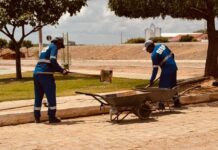 Prefeitura Presente: Gestão reforça serviços de limpeza e manutenção em Pinhões neste sábado (28)