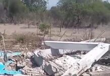 “Avisamos que ia cair”: estrutura de abastecimento de água desaba na Lagoa dos Patos, em Juazeiro; SAAE afirma que equipamento é da Cerb