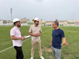 Prefeitura de Juazeiro realiza análise técnica nas torres de iluminação do Estádio Adauto Moraes para reforçar segurança