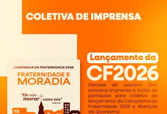 “Fraternidade e Moradia”: Diocese de Nossa Senhora das Grotas realiza coletiva de lançamento da Campanha da Fraternidade 2026