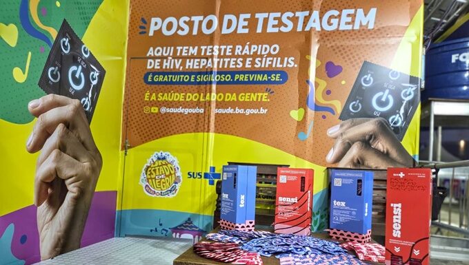 Postos de testagem de ISTs da Sesab somam mais de 24 mil exames realizados no Carnaval da Bahia