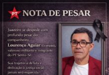 PT de Juazeiro emite nota de pesar pela morte do militante Lourenço Aguiar