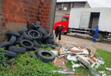 Prática ilegal: Mais de três toneladas de pneus descartados irregularmente foram recolhidos em Petrolina