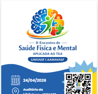 Evento na Univasf discutirá saúde física e mental no Transtorno do Espectro Autista (TEA)
