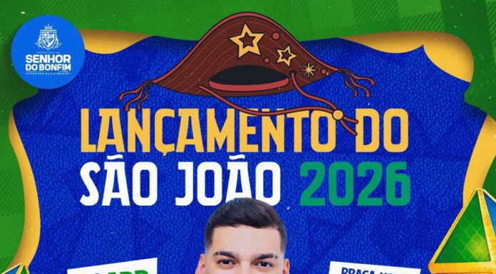 São João de Senhor do Bonfim será lançado nesta segunda-feira (20)