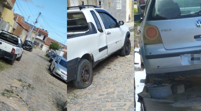 Morador relata abandono de veículos no bairro Piranga, em Juazeiro: “simplesmente largaram os carros aqui na rua”
