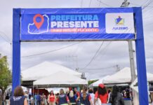 Prefeitura Presente reúne serviços de saúde, cidadania, esporte e anuncia pavimentação em Lagoa do Salitre