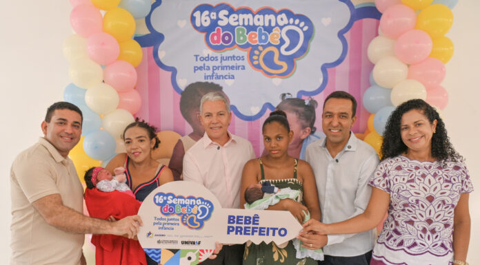Bebê Prefeito 2026: primeira criança nascida no Dia das Mães é homenageada durante a 16ª Semana do Bebê de Juazeiro