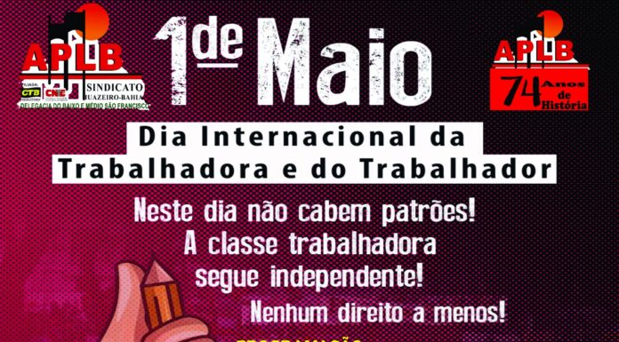 APLB Sindicato em Juazeiro celebra o Dia do trabalhador com seus associados