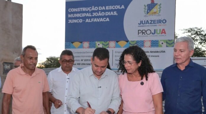 Prefeito Andrei Gonçalves garante reconstrução da Escola João Dias no Salitre e reafirma compromisso com a educação do interior de Juazeiro