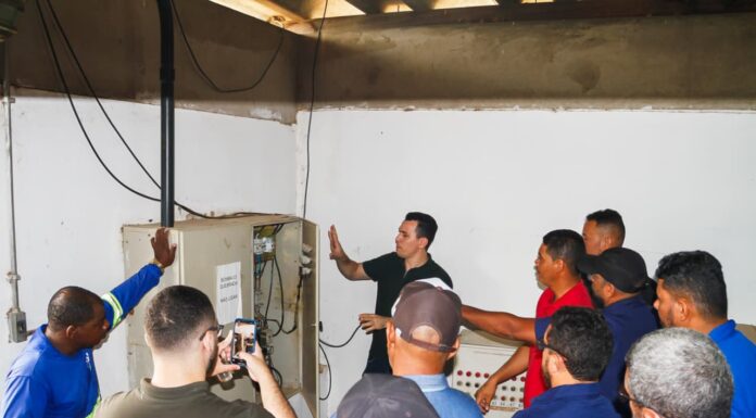 SAAE de Sobradinho realiza treinamento de Segurança do Trabalho com operadores de máquinas