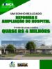 1ª Parcela na Conta: Gestão Anisio Viana realiza sonho histórico do casanovense e garante obra transformadora do Hospital junto ao Governo do Estado