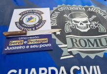 Guarda Civil Municipal prende suspeito de tentativa de homicídio em Juazeiro