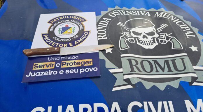 Guarda Civil Municipal prende suspeito de tentativa de homicídio em Juazeiro