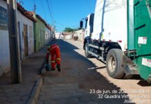 Após greve de trabalhadores, coleta de lixo é totalmente normalizada em Juazeiro, informa SAAE