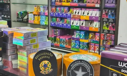 Anvisa e Receita Federal apreendem mais de 25 mil cigarros eletrônicos