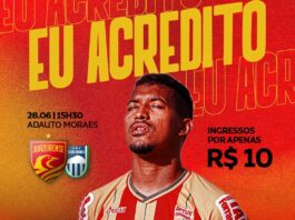 “A torcida faz toda a diferença”: Juazeirense baixa valor do ingresso para o jogo de domingo (28) no Adauto Moraes, em Juazeiro; veja onde adquirir
