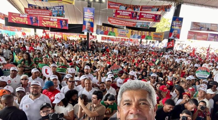 Em Juazeiro, Jerônimo exalta parceria com Andrei e Lula e diz que cidade vive novo ciclo de desenvolvimento