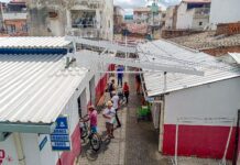 AMA inicia cobertura da ala de comercialização de frangos do Mercado Joca de Souza, Juazeiro