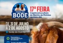 Distrito de Pinhões se prepara para receber a 17ª Feira da Caprinocultura